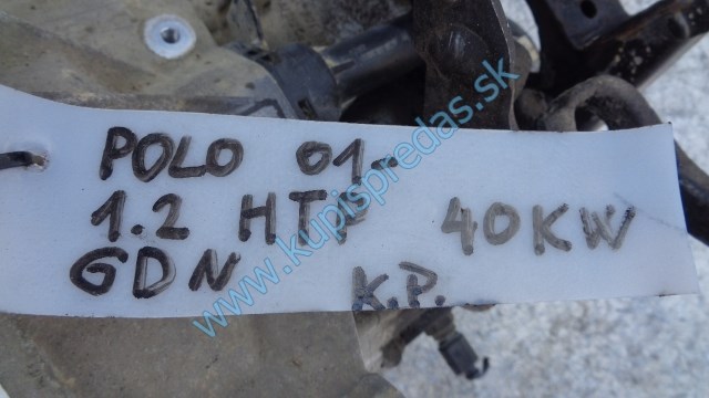 prevodovka na vw volkswagen polo 1,2htp, 6DN